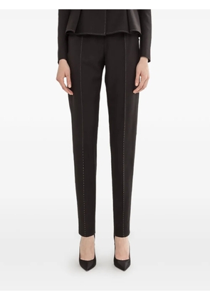 NISSA high-rise trousers - Black
