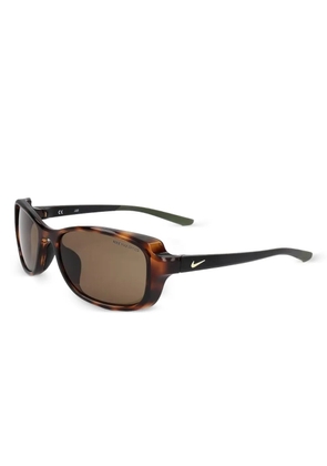 Nike breeze geometric sunglasses - Brown