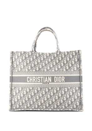 Christian Dior Pre-Owned Book Oblique Canvas Large tote bag - Blue