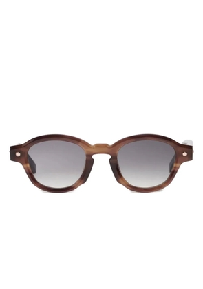 John Dalia round-frame sunglasses - Brown