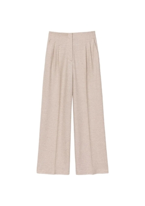 Iris Von Arnim pleated straight trousers - Neutrals