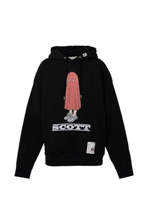 Maison MIHARA YASUHIRO printed hoodie - Black