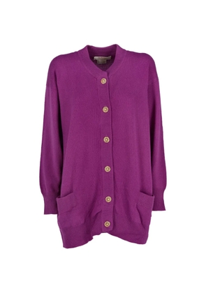 Ballantyne Vintage buttoned cashmere sweater - Purple
