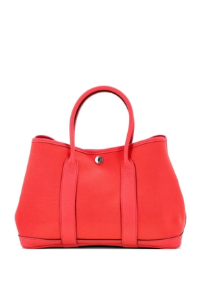 Hermès Pre-Owned Garden Party Toile and Leather 30 tote bag - Pink
