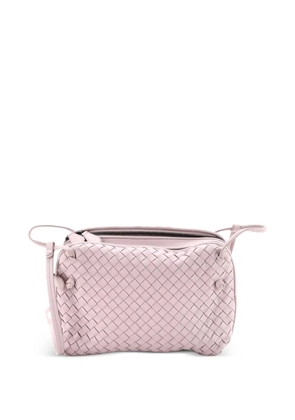 Bottega Veneta Pre-Owned Double ZIp Nodini Intrecciato Nappa Small crossbody bag - Pink