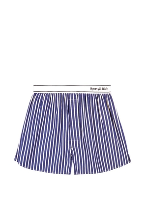 Sporty & Rich striped boxer shorts - Blue