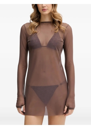 Bond-eye Gisele open-back mini dress - Brown