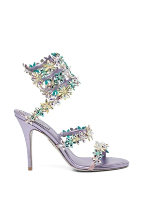 René Caovilla 80mm Eva sandals - Purple