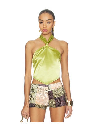 superdown Martine Top in Green. Size XS. Also in XXS, S, M, L, XL.