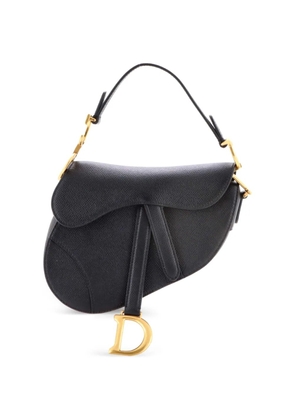 Christian Dior Pre-Owned Saddle Handbag Leather Mini shoulder bag - Black