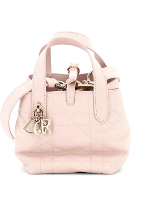 Christian Dior Pre-Owned Toujours Vertical Macrocannage Quilt Calfskin Small tote bag - Neutrals