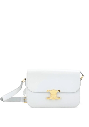 Celine Pre-Owned Triomphe Shoulder Bag Smooth Calfskin Medium crossbody bag - Blue