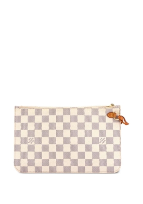 Louis Vuitton Pre-Owned Neverfull Pochette Damier Large pouch - White