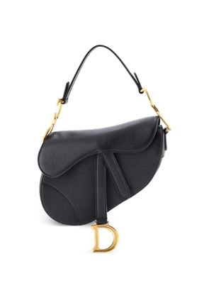 Christian Dior Pre-Owned Saddle Handbag Leather Mini shoulder bag - Black
