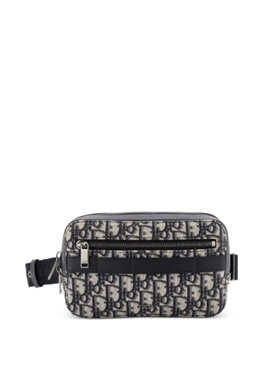 Christian Dior Pre-Owned Safari Oblique Canvas belt bag - Blue