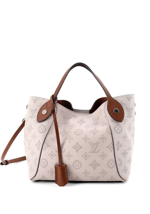 Louis Vuitton Pre-Owned Hina Handbag Mahina Leather PM shoulder bag - Neutrals