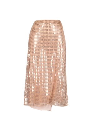 Fabiana Filippi sequined asymmetric skirt - Neutrals