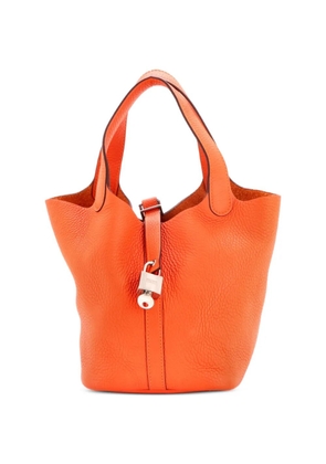 Hermès Pre-Owned Picotin Lock Bag Clemence PM bucket bag - Orange
