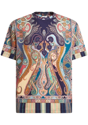 ETRO paisley-print T-shirt - Neutrals