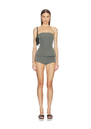 superdown Daija Short Set in Grey. Size XXS. Also in XS, S, M, L, XL.