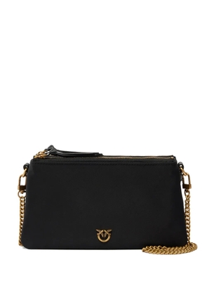 PINKO zip satchel cross body bag - Black