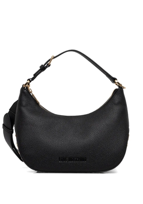 Love Moschino logo-lettering cross body bag - Black