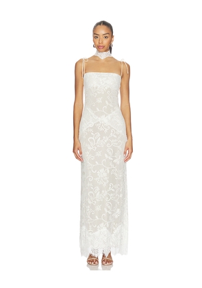 Yellow The Label Talia Lace Dress in White. Size S. Also in M, L.