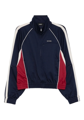 We11done contrast track jacket - Blue