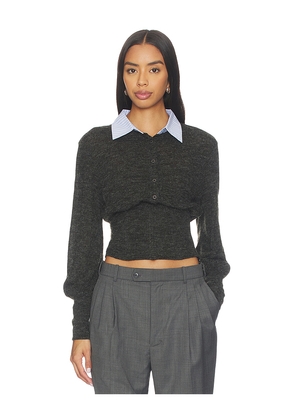 With Jean Heidi Top in Charcoal. Size S. Also in L, XL.