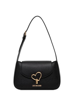 Love Moschino Heart Turnlock shoulder bag - Black