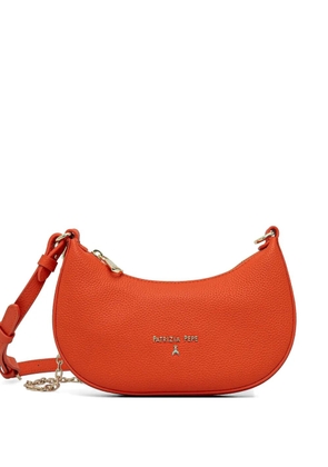 Patrizia Pepe logo-lettering cross body bag - Orange