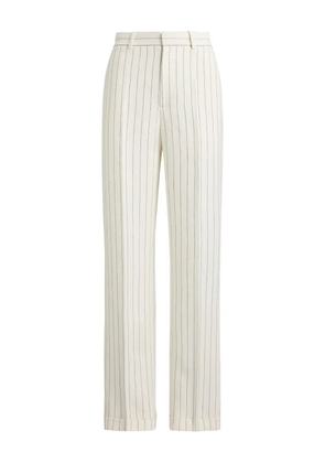 Polo Ralph Lauren striped straight trousers - White