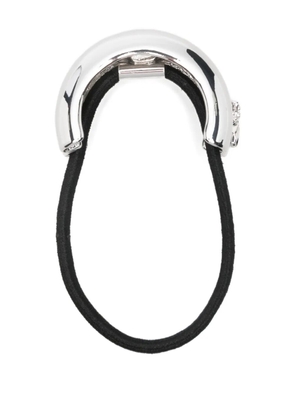 Patrizia Pepe logo-engraved hair band - Silver