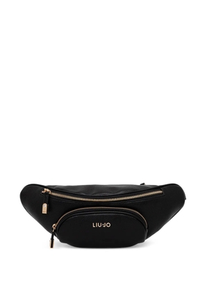 LIU JO logo-detail zip belt bag - Black