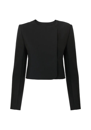 Carolina Herrera double-breasted cropped jacket - Black