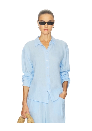 Velvet by Graham & Spencer Brighton Button Down Shirt in Baby Blue. Size S. Also in XS, M.