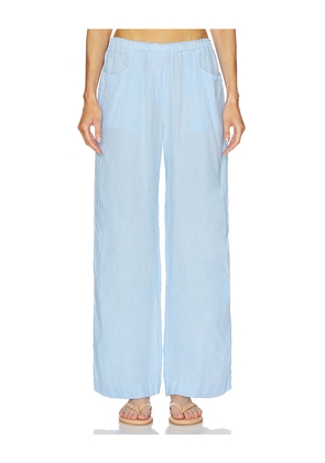 Velvet by Graham & Spencer Clair Wide Leg Pants in Baby Blue. Size S. Also in XS, M.