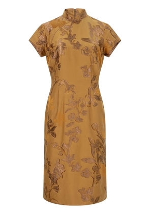 Shanghai Tang Qipao dress - Brown