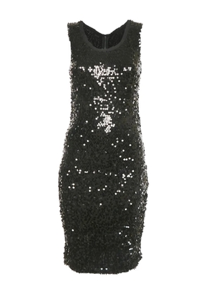 Dolce & Gabbana Pre-Owned sequin mesh dress - Black