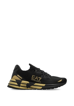 Ea7 Emporio Armani Crusher Distance logo-detail sneakers - Black