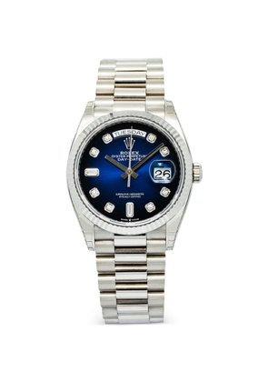 Rolex diamond blue 36mm watch