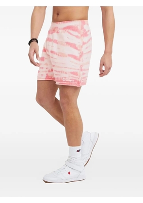 Champion tie-dye fleece track shorts - Pink