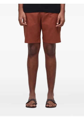 Osklen linen-blend shorts - Orange