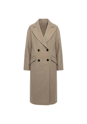 Mihos double-breasted coat - Neutrals