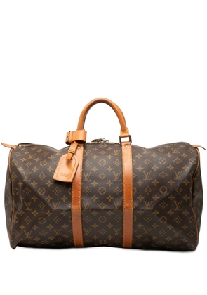 Louis Vuitton Pre-Owned 1986 Monogram Keepall 50 travel bag - Brown
