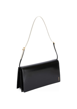 Jil Sander medium File leather shoulder bag - Black