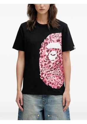 A BATHING APE® animal-print T-shirt - Black