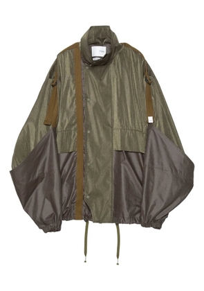 Yoshiokubo panelled jacket - Green