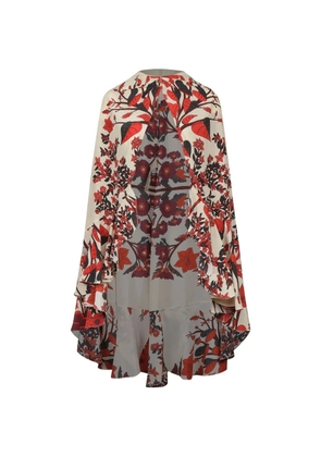 Johanna Ortiz Dream Orchard floral-pattern cape - Neutrals