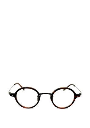 Yellows Plus Ted round-frame glasses - Brown